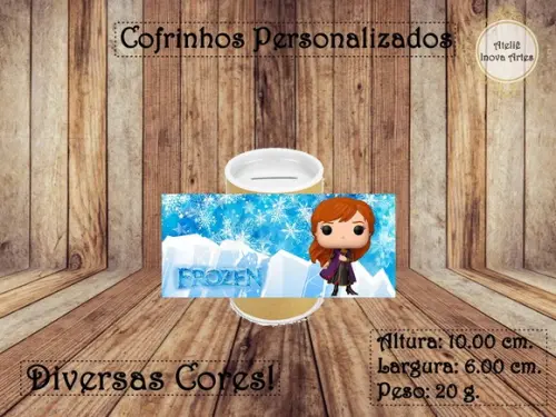 Cofrinho Personalizado Frozen