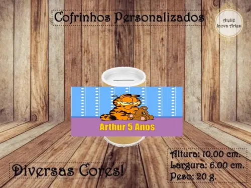 Cofrinho Personalizado Garfield