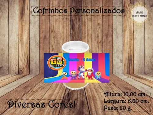 Cofrinho Personalizado Go Jetters