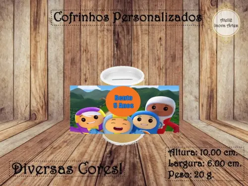 Cofrinho Personalizado Go Jetters