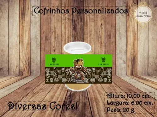 Cofrinho Personalizado Groot