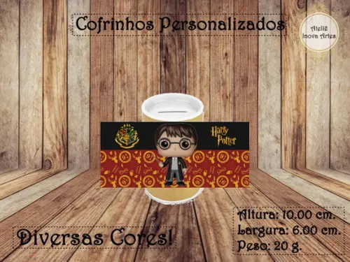 Cofrinho Personalizado Harry Potter