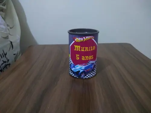 Cofrinho Personalizado Hot Wheels