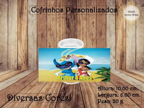 Cofrinho Personalizado Lilo & Stitch