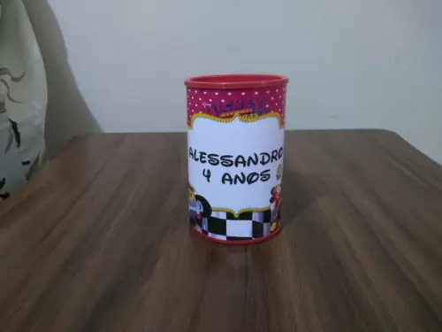 Cofrinho Personalizado Mickey Aventuras Sobre Rodas