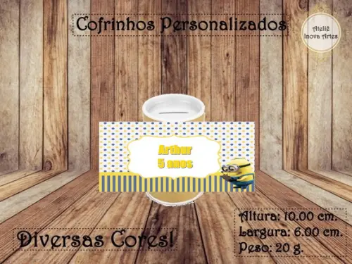 Cofrinho Personalizado Minions