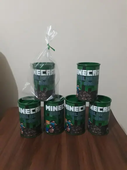 Cofrinho Personalizado Minecraft