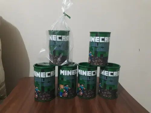 Cofrinho Personalizado Minecraft