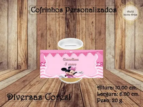 Cofrinho Personalizado Minnie