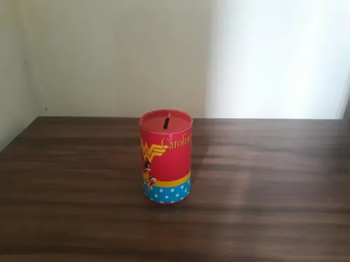 Cofrinho Personalizado Mulher Maravilha