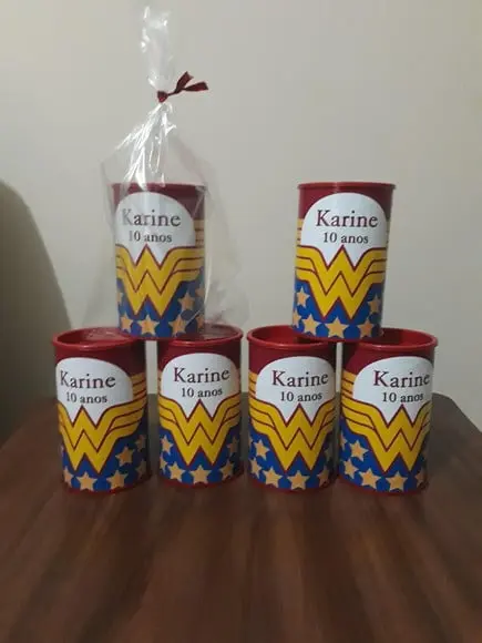 Cofrinho Personalizado Mulher Maravilha