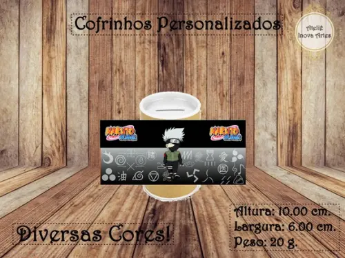 Cofrinho Personalizado Naruto