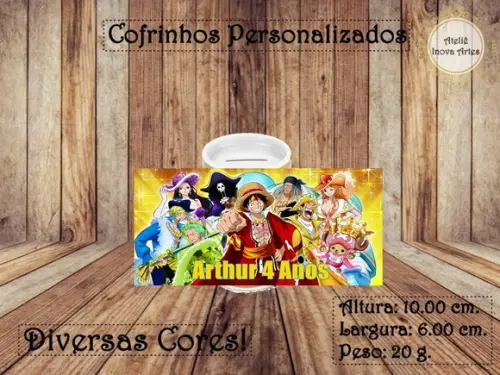 Cofrinho Personalizado One Piece