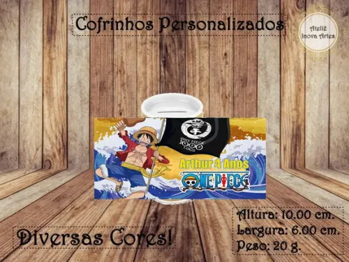 Cofrinho Personalizado One Piece