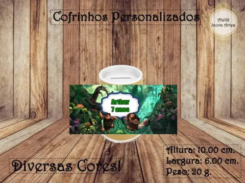 Cofrinho Personalizado os Croods