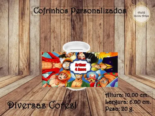 Cofrinho Personalizado One Piece