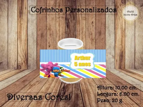 Cofrinho Personalizado Pocoyo