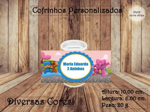 Cofrinho Personalizado Pocoyo