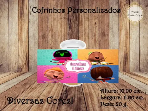 Cofrinho Personalizado Power Rockers