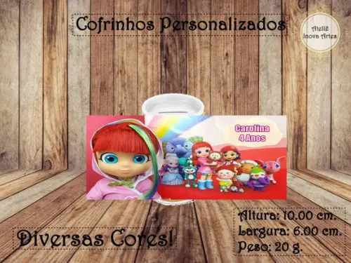 Cofrinho Personalizado Rainbow Ruby