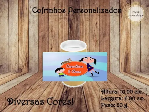 Cofrinho Personalizado Show da Luna
