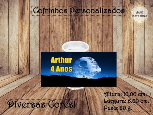 Cofrinho Personalizado Star Wars