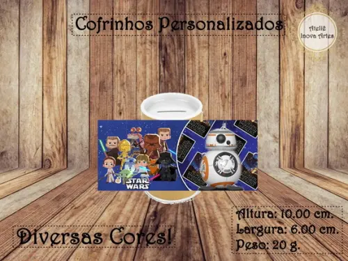 Cofrinho Personalizado Star Wars