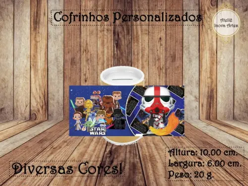 Cofrinho Personalizado Star Wars