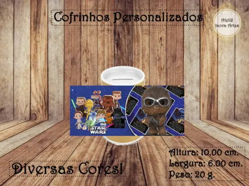 Cofrinho Personalizado Star Wars