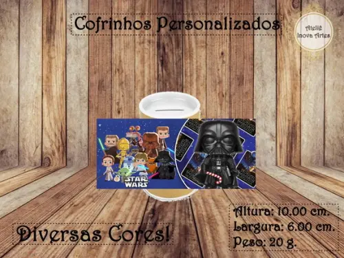 Cofrinho Personalizado Star Wars