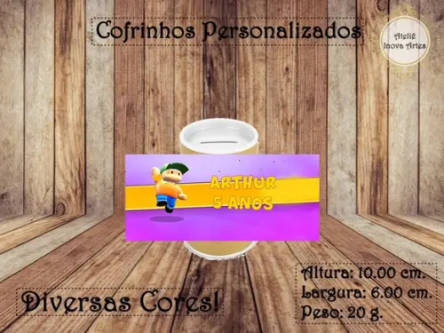 Cofrinho Personalizado Stumble Guys