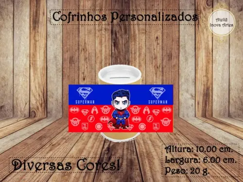 Cofrinho Personalizado Super Homem