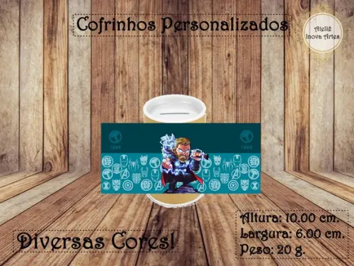 Cofrinho Personalizado Thor
