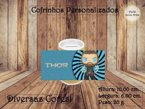 Cofrinho Personalizado Thor