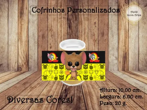 Cofrinho Personalizado Tom e Jerry