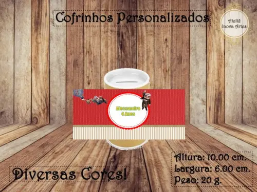 Cofrinho Personalizado Up Altas Aventuras