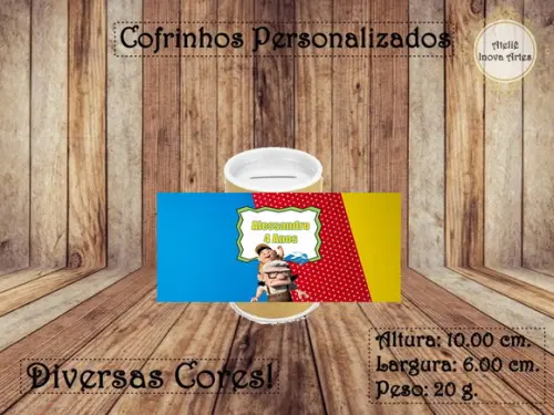 Cofrinho Personalizado Up Altas Aventuras