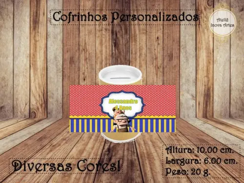Cofrinho Personalizado Up Altas Aventuras