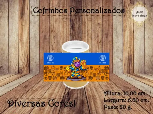Cofrinho Personalizado Vingadores