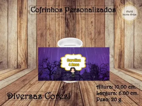 Cofrinho Personalizado Wandinha