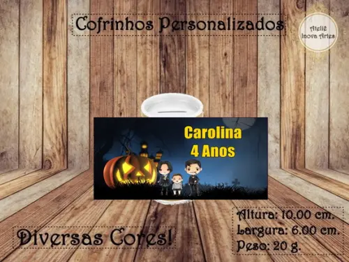 Cofrinho Personalizado Wandinha