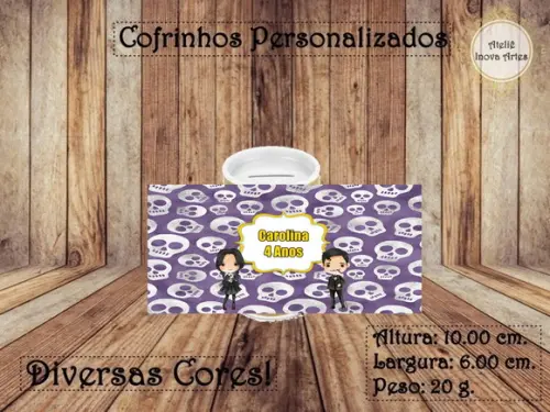 Cofrinho Personalizado Wandinha
