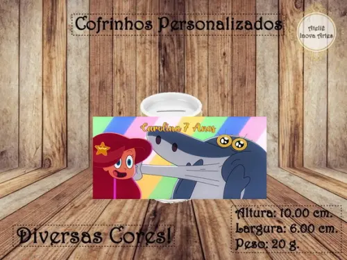 Cofrinho Personalizado Zig e Sharko