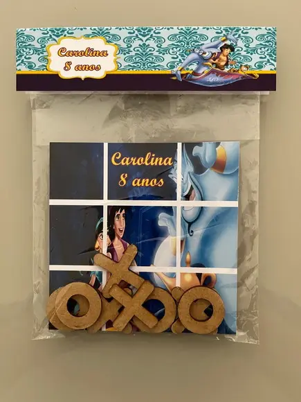 Jogo da Velha Personalizado Aladdin