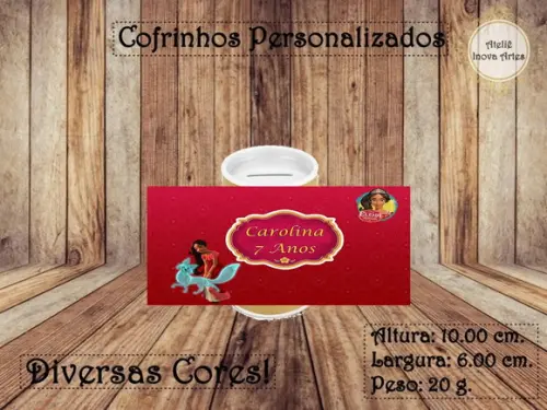Cofrinho Pesonalizado Elena de Avalor
