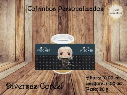 Cofrinho Pesonalizado The Witcher