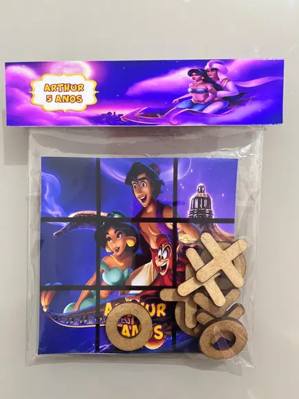 Jogo da Velha Personalizado Aladdin