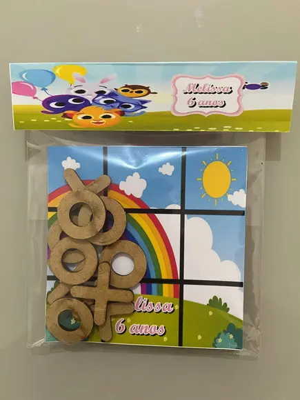Jogo da Velha Personalizado Bolofofos