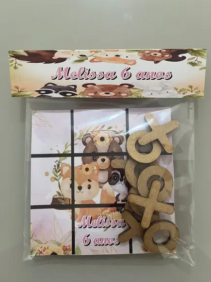 Jogo da Velha Personalizado Bosque Encantado