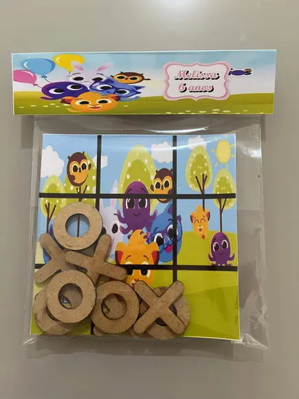 Jogo da Velha Personalizado Bolofofos